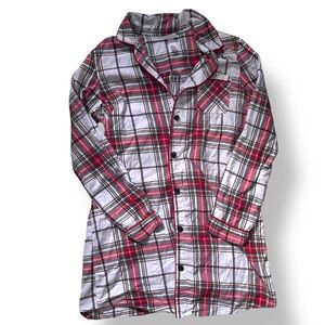WonderShop at Target Red and white Plaid Flannel size M